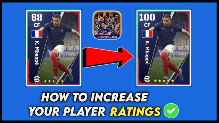 How to train your player to max rating in efootball 2023